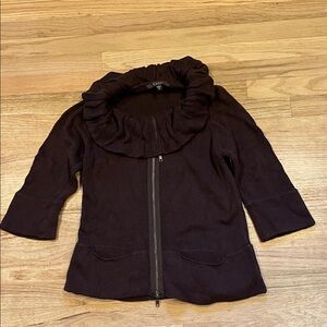 Elegant Brown Women's Sweater